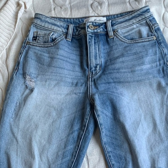 Kancan Women's Distressed Jeans Straight Fit. Sz-(7/27) - Picture 7 of 13